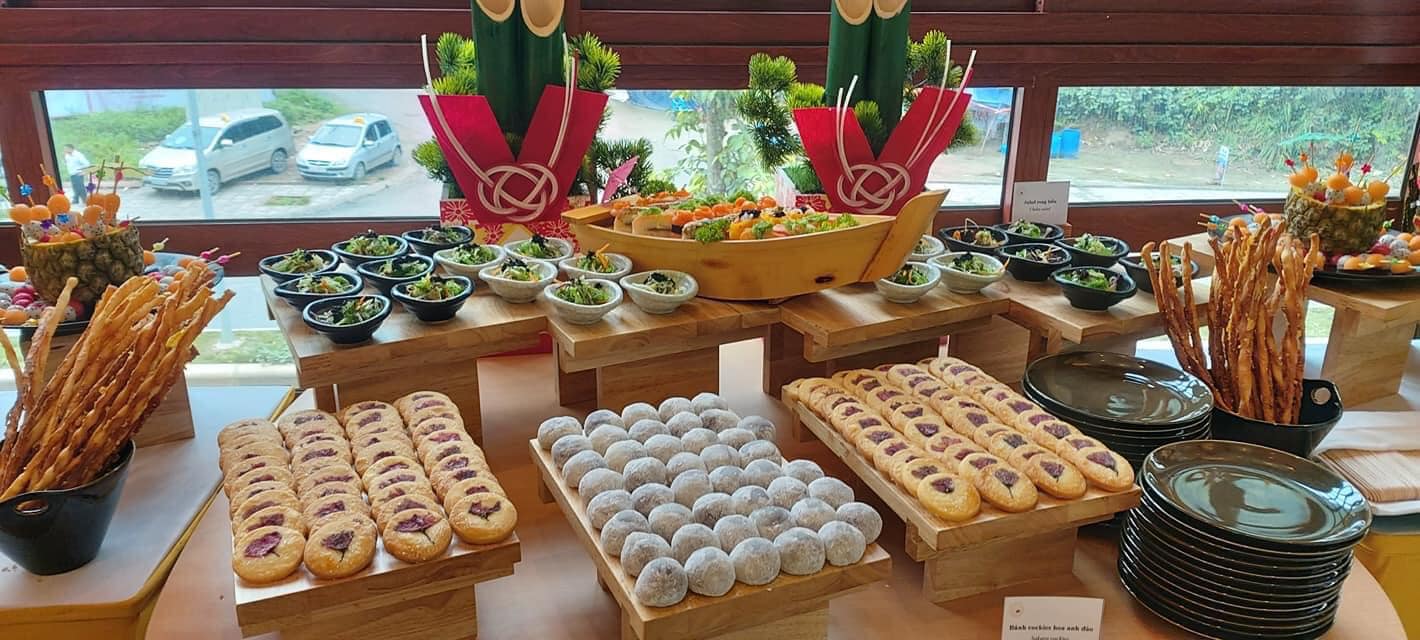 Ẩm thực Buffet Onsen Quang Hanh Quảng Ninh